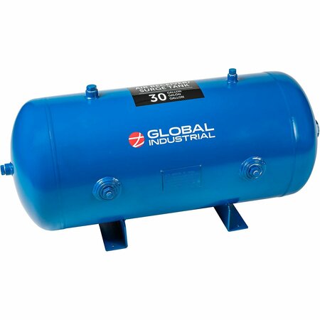 GLOBAL INDUSTRIAL Air Receiver Surge Tank, 30 Gallon, 175 PSI 133780